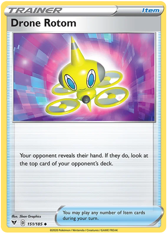 Drone Rotom (151/185) - Vivid Voltage