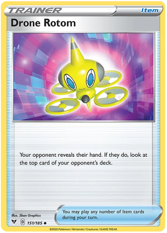 Drone Rotom (151/185) - Vivid Voltage