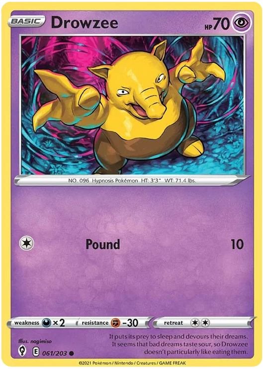 Drowzee (061/203) - Evolving Skies