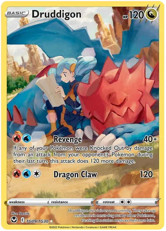 Druddigon (TG09/TG30) - Silver Tempest - Trainer Gallery