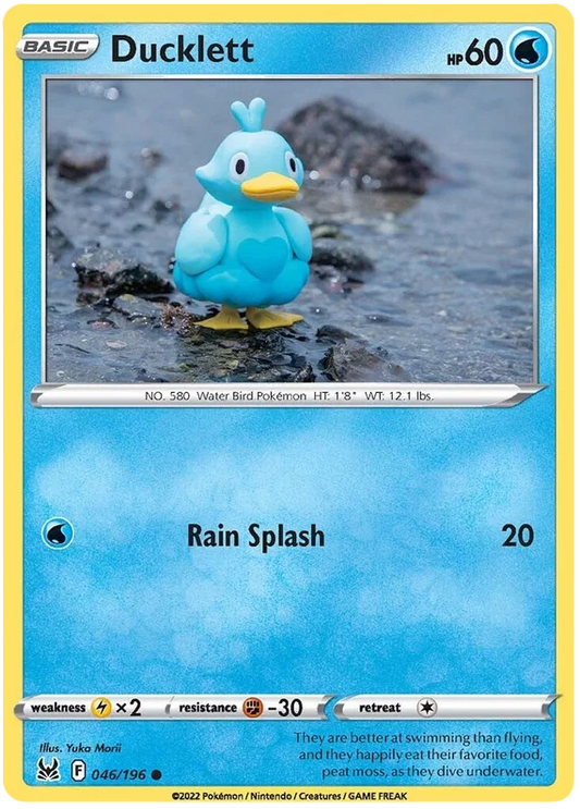 Ducklett [Reverse Holo] (046/196) - Lost Origin