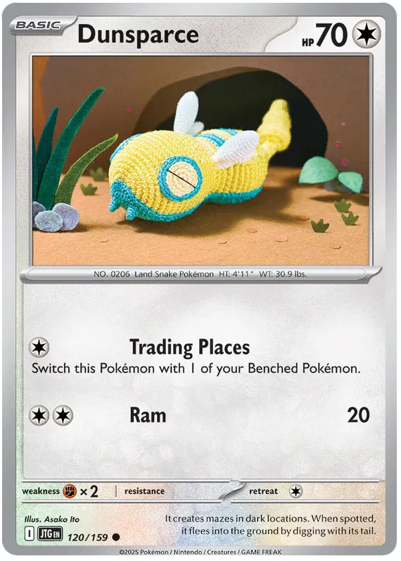 Dunsparce [Reverse Holo] (120/159) - Journey Together