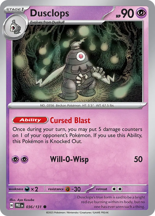 Dusclops (036/131) - Prismatic Evolutions