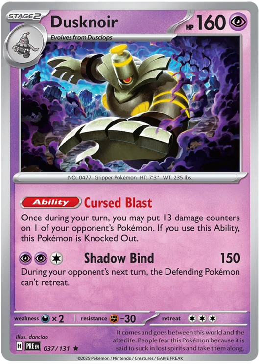 Dusknoir Holo (037/131) - Prismatic Evolutions