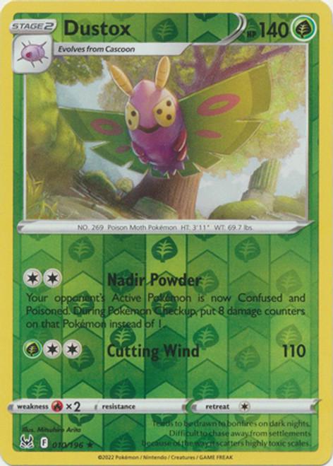Dustox Reverse Holo (010/196) - Lost Origin