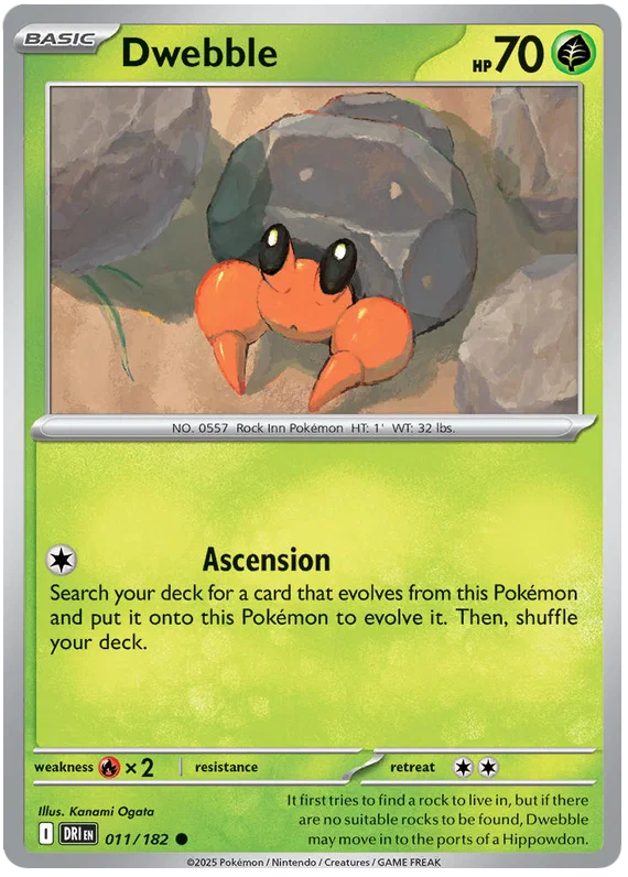 Dwebble (011/182) - Destined Rivals