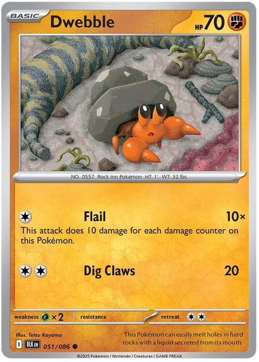 Dwebble (051/086) - Black Bolt