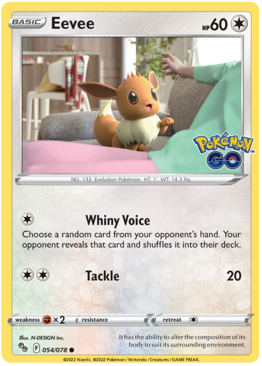 Eevee (054/078) - Pokémon Go