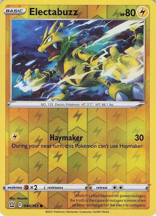 Electabuzz Reverse Holo (044/163) - Battle Styles