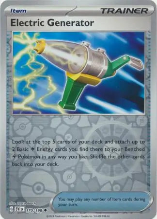 Electric Generator Reverse Holo (170/198) - Scarlet & Violet