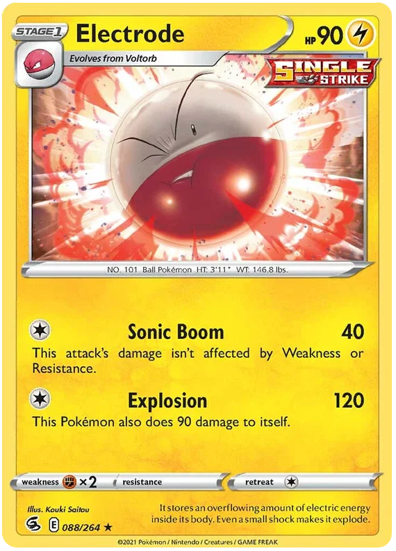 Electrode [Reverse Holo] (088/264) - Fusion Strike