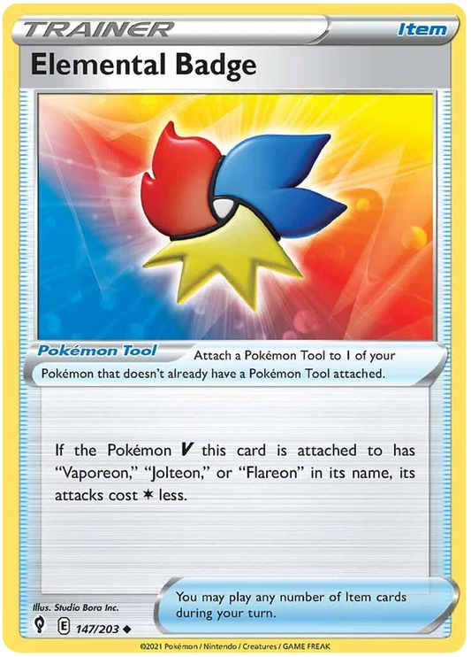 Elemental Badge (147/203) - Evolving Skies