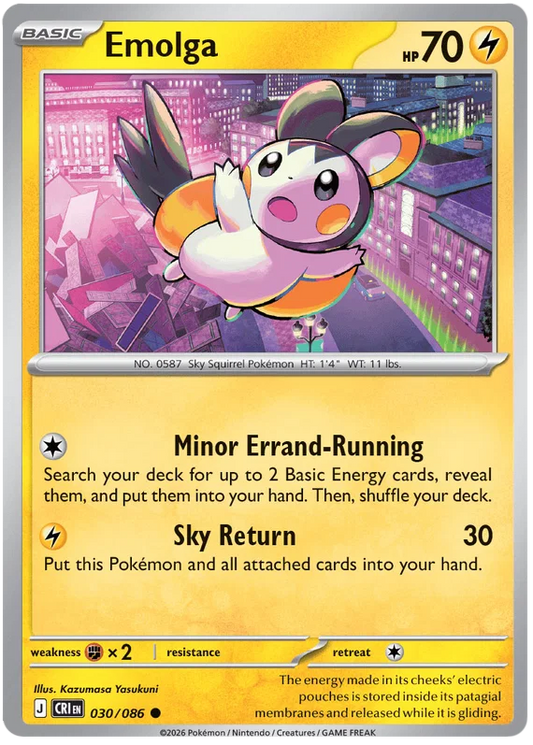 Emolga (030/086) - Chaos Rising
