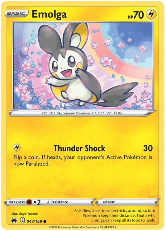 Emolga (047/159) - Crown Zenith