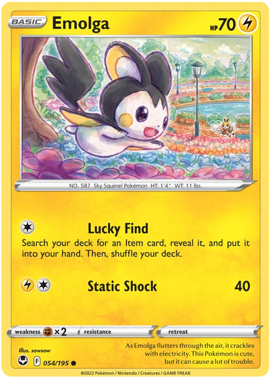 Emolga (054/195) - Silver Tempest