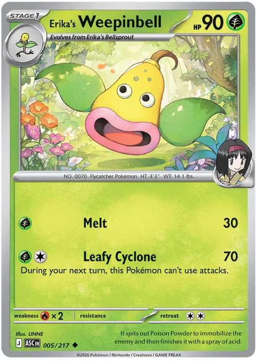 Erika's Weepinbell (005/217) - Ascended Heroes