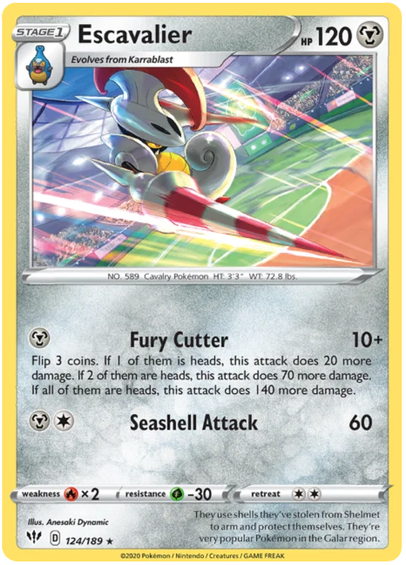 Escavalier (124/189) - Darkness Ablaze