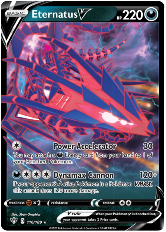 Eternatus V (116/189) - Darkness Ablaze