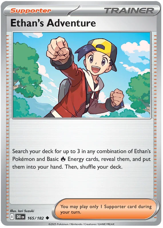 Ethan's Adventure [Reverse Holo] (165/182) - Destined Rivals