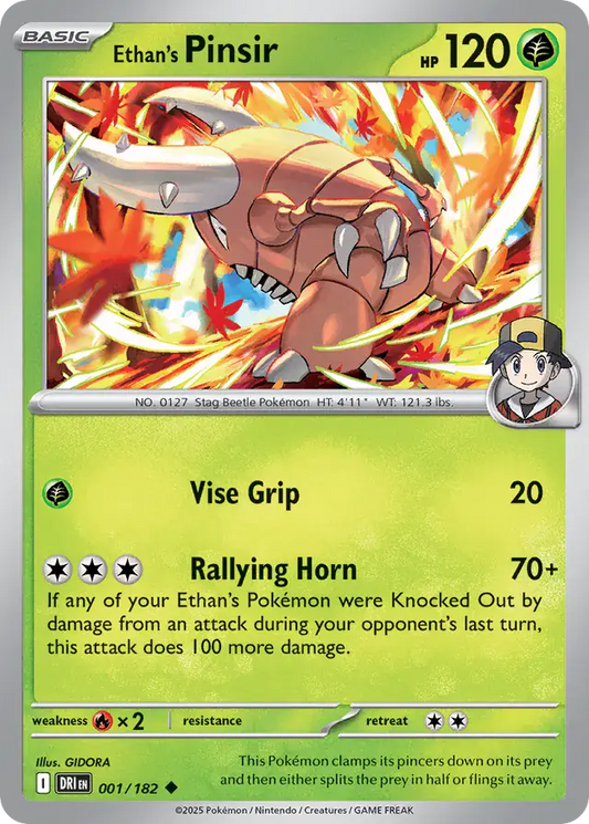 Ethan's Pinsir (001/182) - Destined Rivals