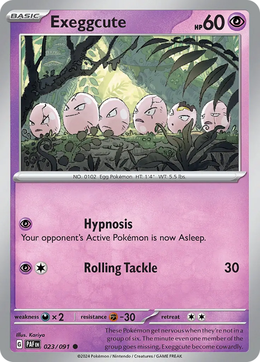 Exeggcute (023/091) - Paldean Fates