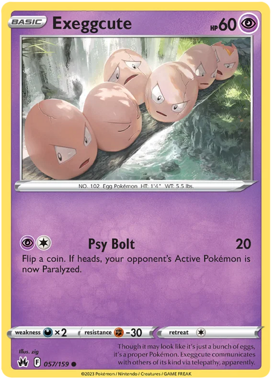 Exeggcute (057/159) - Crown Zenith