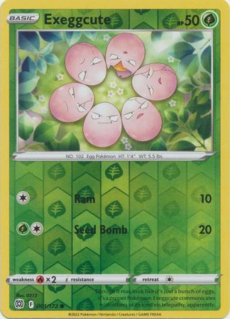 Exeggcute Reverse Holo (001/172) - Brilliant Stars