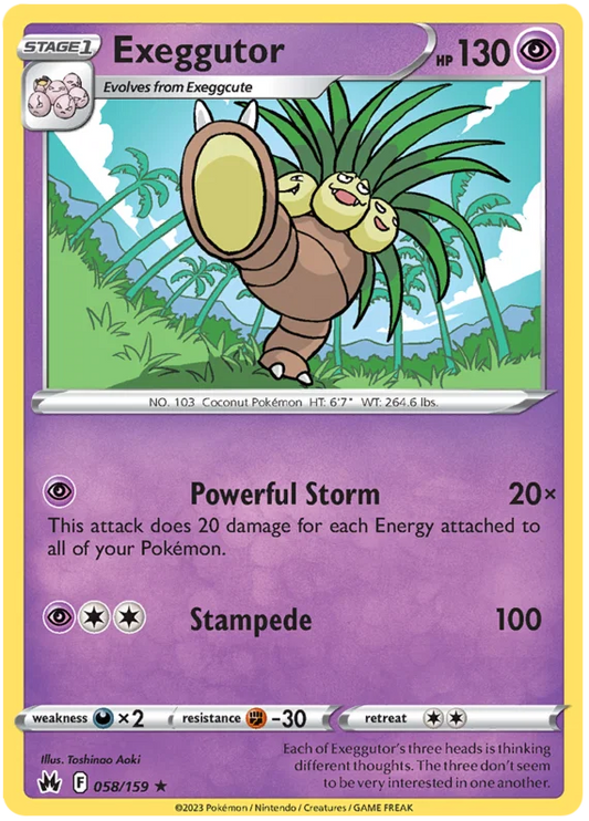 Exeggutor (058/159) - Crown Zenith