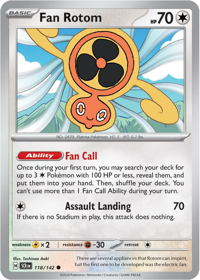 Fan Rotom (118/142) - Stellar Crown