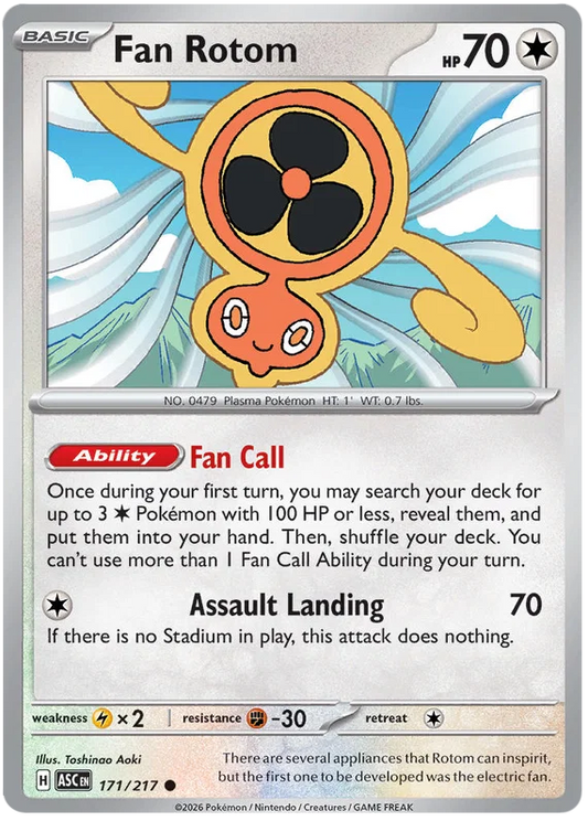 Fan Rotom (171/217) - Ascended Heroes