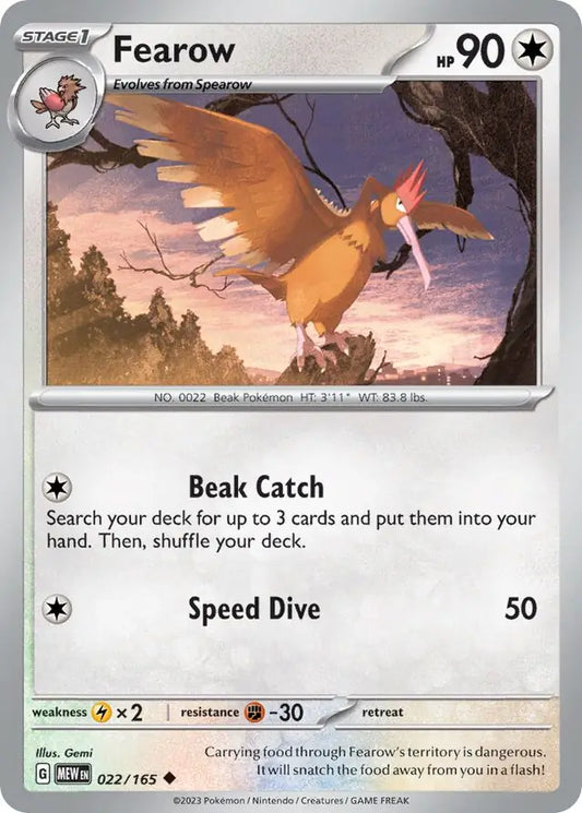 Fearow (022/165) - 151