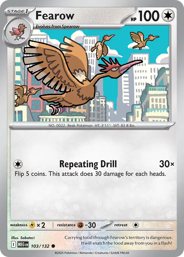 Fearow (103/132) - Mega Evolution