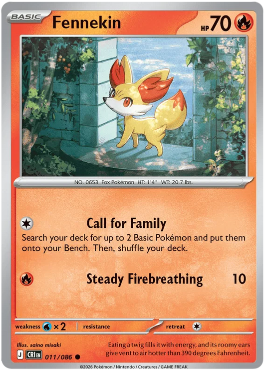 Fennekin (011/086) - Chaos Rising