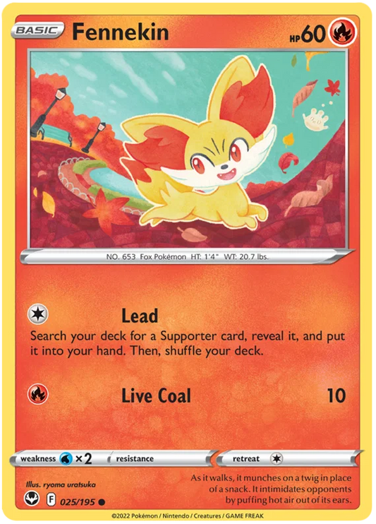 Fennekin (025/195) - Silver Tempest