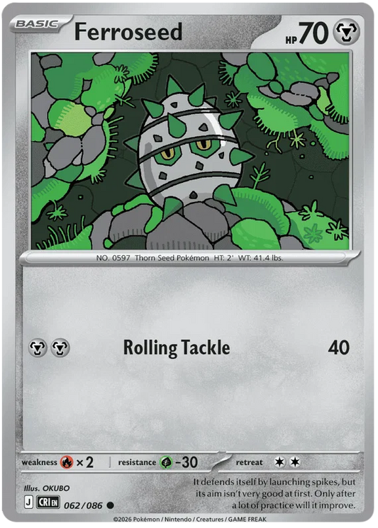 Ferroseed (062/086) - Chaos Rising