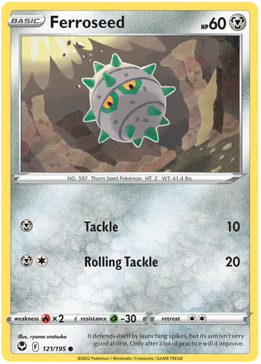 Ferroseed (121/195) - Silver Tempest