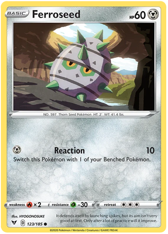Ferroseed (123/185) - Vivid Voltage