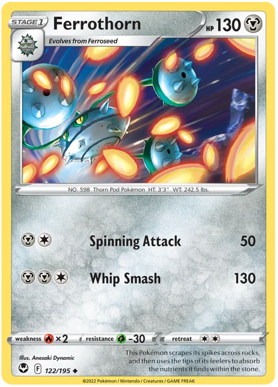 Ferrothorn (122/195) - Silver Tempest