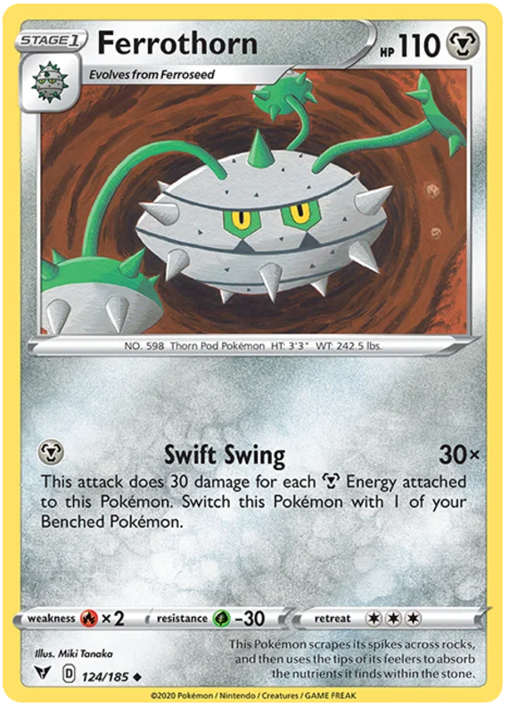 Ferrothorn (124/185) - Vivid Voltage