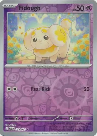 Fidough Reverse Holo (038/091) - Paldean Fates
