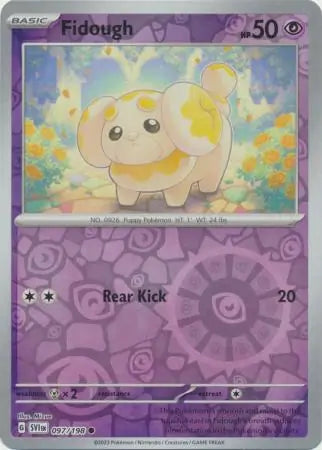 Fidough Reverse Holo (097/198) - Scarlet & Violet