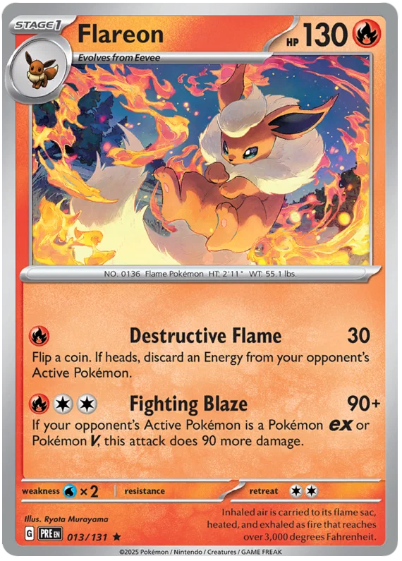 Flareon Holo (013/131) - Prismatic Evolutions