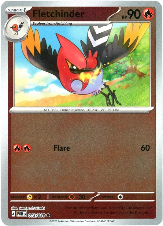 Fletchinder Reverse Holo (013/088) - Perfect Order