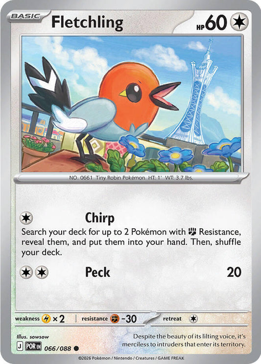 Fletchling [Reverse Holo] (066/088) - Perfect Order