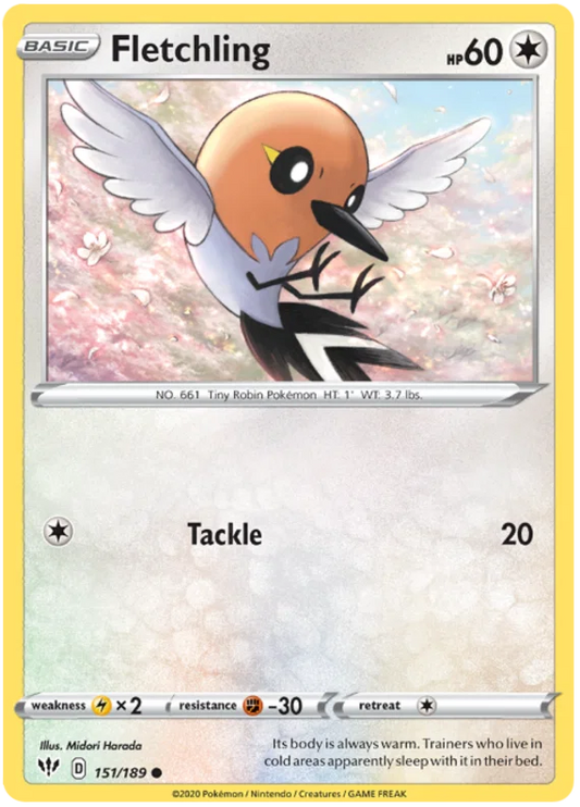 Fletchling (151/189) - Darkness Ablaze