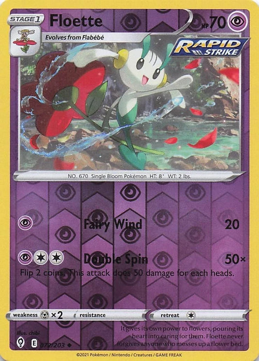 Floette Reverse Holo (072/203) - Evolving Skies