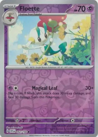 Floette Reverse Holo (092/198) - Scarlet & Violet