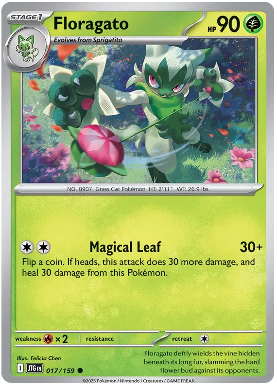 Floragato [Reverse Holo] (017/159) - Journey Together
