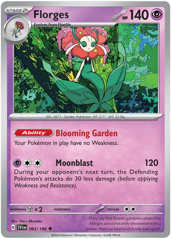 Florges (093/198) - Scarlet & Violet