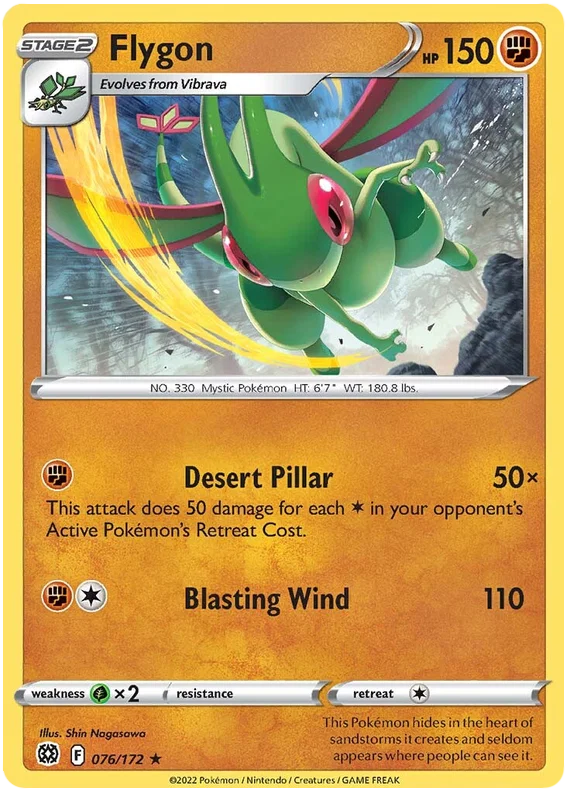 Flygon (076/172) - Brilliant Stars